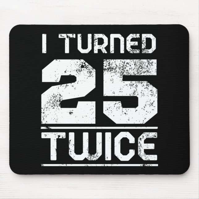 50th Birthday Funny Mouse Pad (Front)
