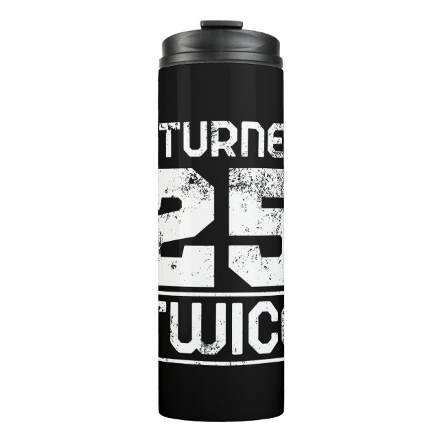 50th Birthday Funny Thermal Tumbler (Front)