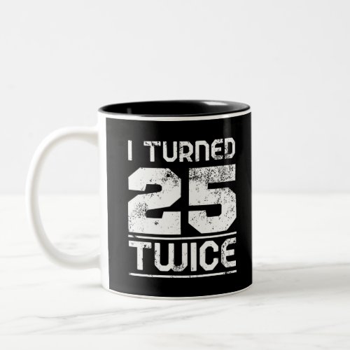 50th Birthday Funny Two_Tone Coffee Mug