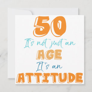 50th Birthday Gag Gift Card