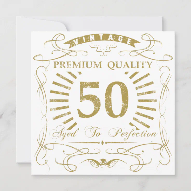 50th Birthday Gag Gift Card | Zazzle