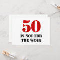 50th Birthday Gag Gift Card | Zazzle