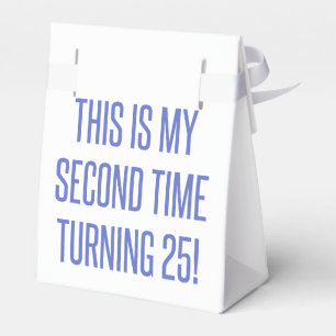 50th Birthday Gag Gift Favor Boxes