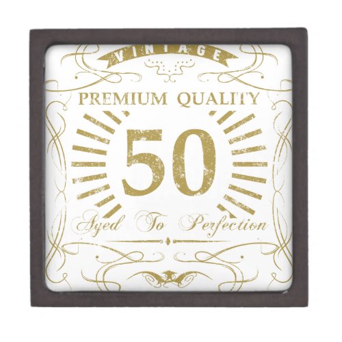 50th Birthday Gag Gift Jewelry Box