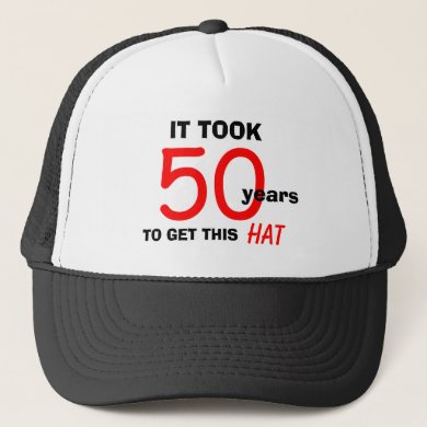50th Birthday Gag Gifts Hat for Men