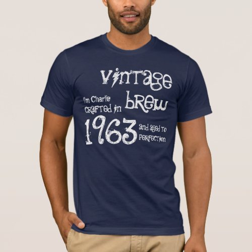 50th Birthday Gift 1963 Vintage Brew G232H T_Shirt