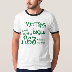 50th Birthday Gift 1963 Vintage Brew T-Shirt
