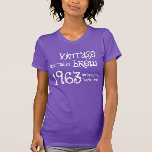 50th Birthday Gift 1963 Vintage Brew W1997 T_Shirt