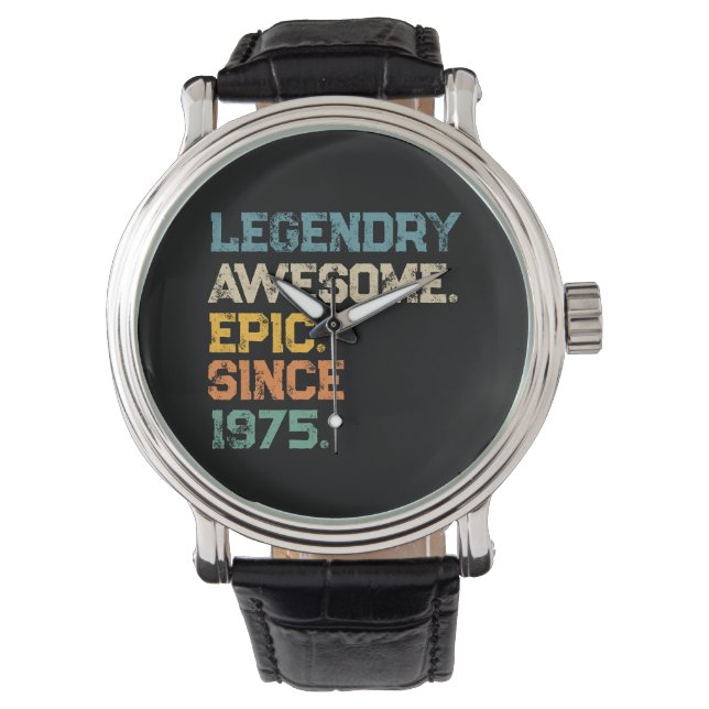 50th Birthday Gift Custom Year Watch (Front)