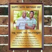50th Birthday Gift Ideas for Dad, Son, Husband,