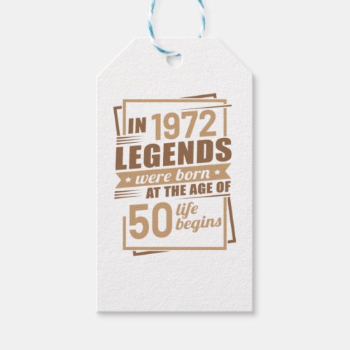 50th birthday gift ideas for men and women 50 year gift tags