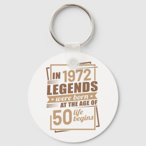 50th birthday gift ideas for men and women 50 year keychain