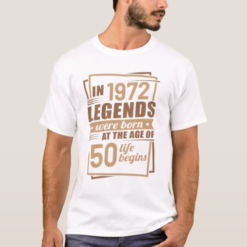 50th birthday gift ideas for men and women 50 year T_Shirt
