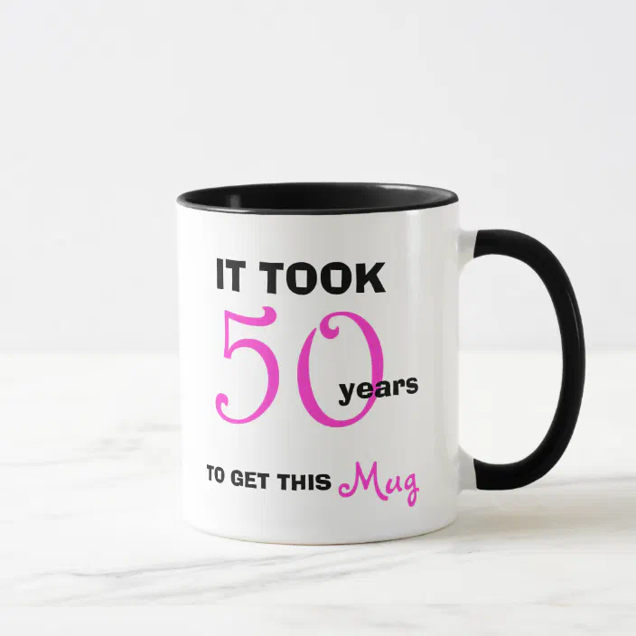 50th Birthday Mug 50 And Fabulous Coffee Mug Birthday Gift For Women Anniversary 