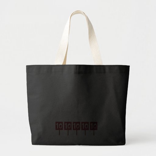 50th birthday gifts, 50 is 5 perfect 10s! bags | Zazzle