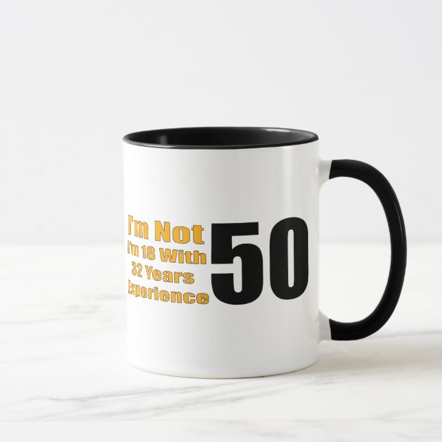 50th Birthday Gifts Mug (Right)
