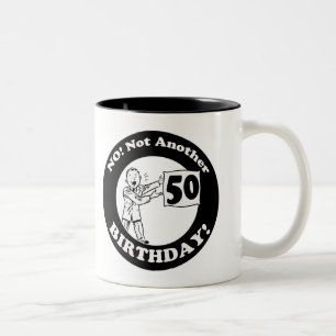 50th Birthday Gifts Two-Tone Coffee Mug