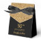 50th Birthday Gold Glitter Thank You