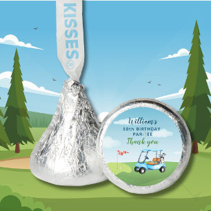 50th Birthday Golf Theme Par-tee Birthday Hershey®'s Kisses®