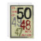 50th Birthday Grungy Countdown Party Invitation