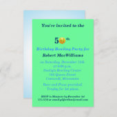 50th Birthday Happy Face Party Invitation (Front/Back)