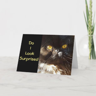 **50th BIRTHDAY HUMOR** DID NOT EXPECT IT! Card