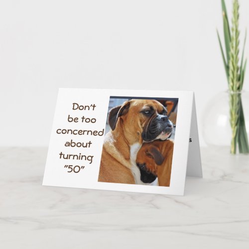 50th BIRTHDAY HUMOR FOR YOU Card