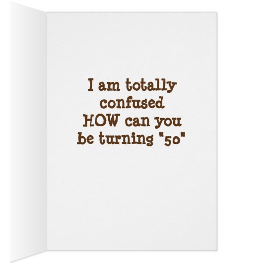 **50th BIRTHDAY** HUMOR FROM PUP (Inside (Right))