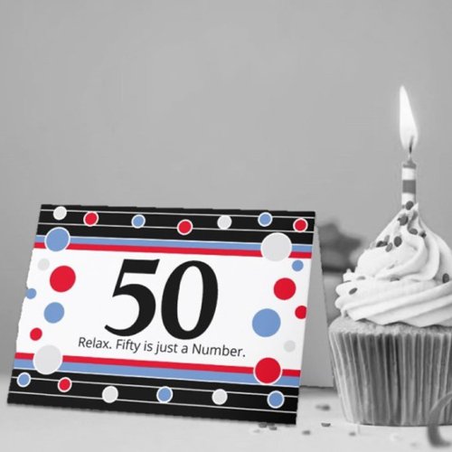 50th Birthday Humorous Card Card