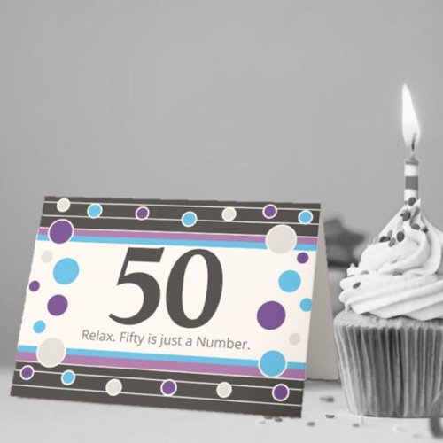 50th Birthday Humorous Card Card