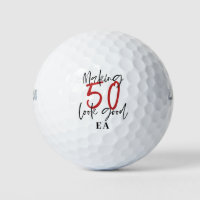 50th birthday initials personalized favor gift