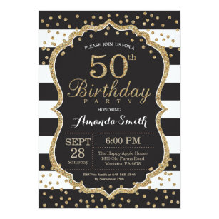 Women 50th Birthday Invitations Zazzle