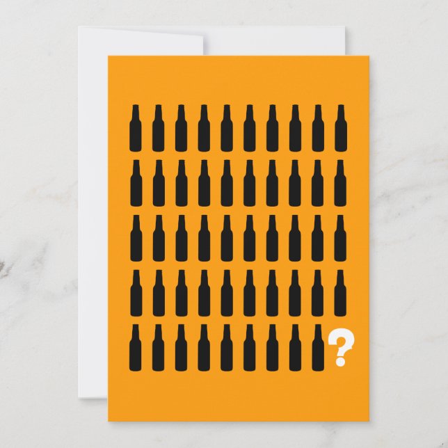 50th Birthday Invitation - Cheers! (Front)