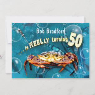 50th Birthday Invitation - CRAB FEAST