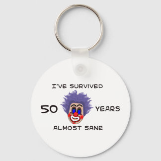 50th Birthday Keychain