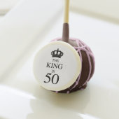 50th Birthday King Cake Pops (Front Insitu)