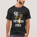 50th Birthday King Personalize T-Shirt<br><div class="desc">50th Birthday King Personalize</div>