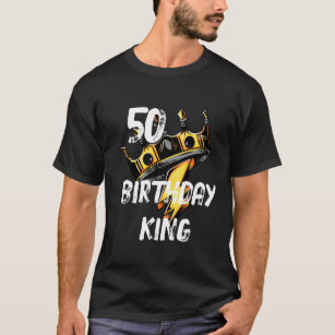 50th Birthday King Personalize T-Shirt