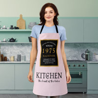 50th Birthday Kitchen Queen Heart Of A Home Pink