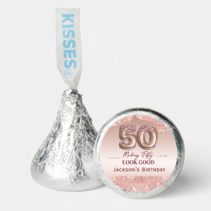 50th Birthday Making 50 Look Good Rose Gold Hershey®'s Kisses®