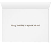 50th birthday-marquee light sign on brick cards (Inside Horizontal (Bottom))