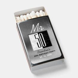 50th Birthday Matchboxes