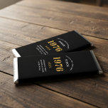 50th Birthday Name 1976 Black Gold Elegant Chic Hershey Bar Favors<br><div class="desc">1976 Vintage Black Gold Elegant Hershey Bar - Personalized 50th Birthday Celebration Favors. Celebrate your milestone 50th birthday with a touch of elegance, class, and sweetness! Our 1976 Vintage Black Gold Hershey Bars are the perfect way to make your mark with personalized birthday favors. Every bar boasts a rich and...</div>