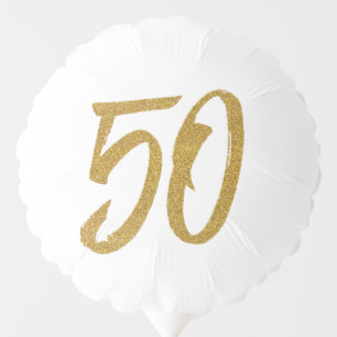 50th birthday or anniversary balloon