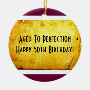 50th Birthday Ornament