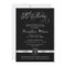 50th Birthday Party Adult - Silver Monogram