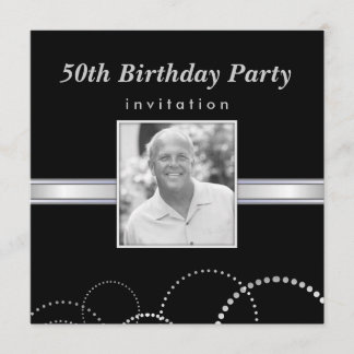 50th Birthday Party - Custom Photo Invitations