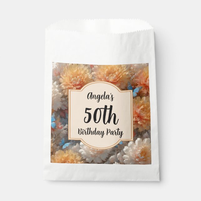 50th Birthday Party Favor Bag (Front)