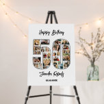 50th Birthday Party Fifty Custom Photo Collage Foam Board<br><div class="desc">Celebrate 50th birthday with this printable photo collage foam board. Choose your favorite photos for display. Customize the name, text and date to fit your occasion. This will be a lovely keepsake with personalized message to look back on with family and friends. If you need any other number as your...</div>