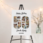 50th Birthday Party Fifty Custom Photo Collage Foam Board<br><div class="desc">Celebrate 50th birthday with this printable photo collage foam board. Choose your favorite photos for display. Customize the name, text and date to fit your occasion. This will be a lovely keepsake with personalized message to look back on with family and friends. If you need any other number as your...</div>